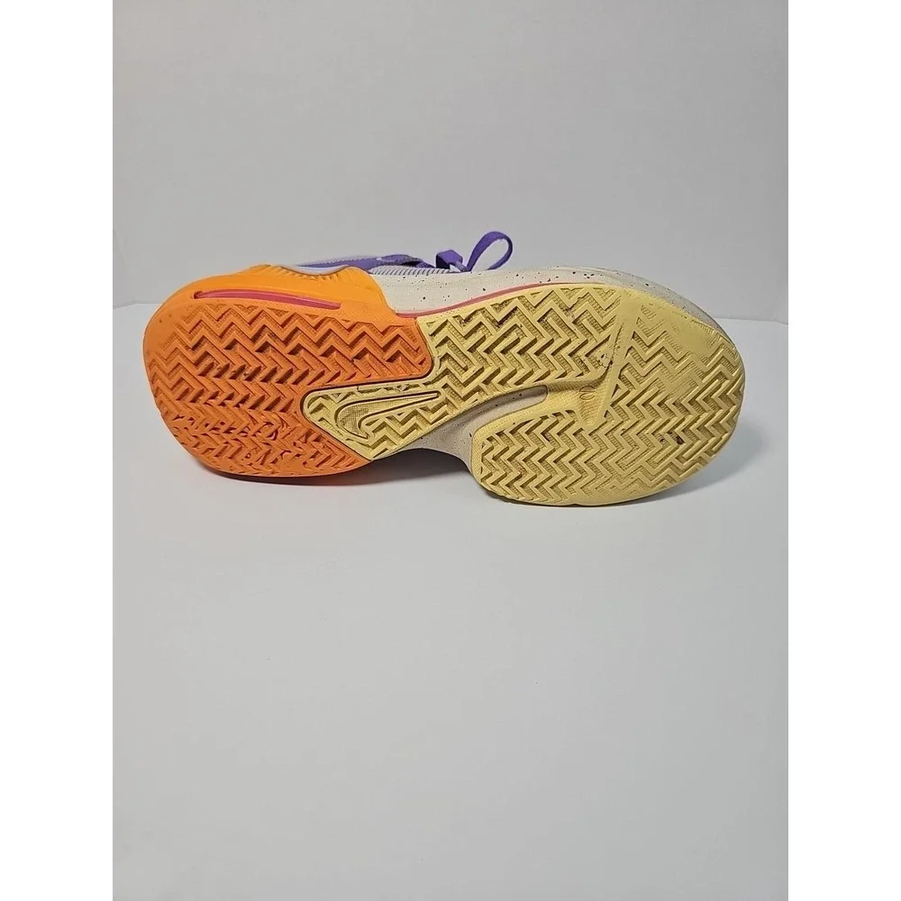 NIKE LEBRON WITNESS 7 SHOES SIZE 5Y YOUTH‎ GRAPE ORANGE